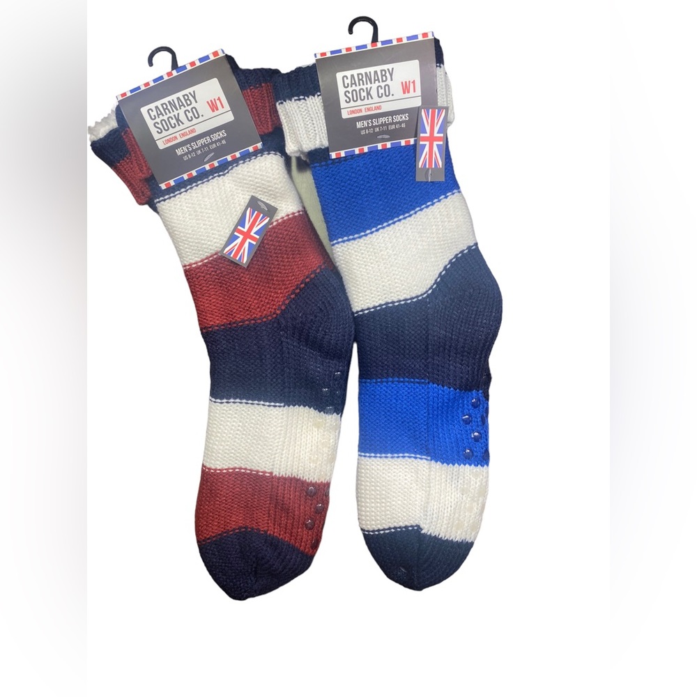 NWT! CARNABY SOCK CO. LONDON ENGLAND MENS SIZE 8-12